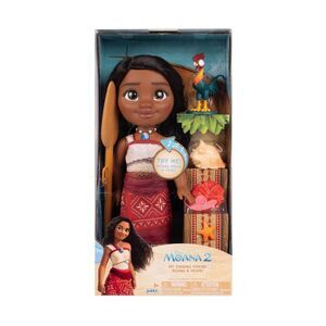 Disney -  Moana 2 My Singing Friend 14" Moana Doll &  Red